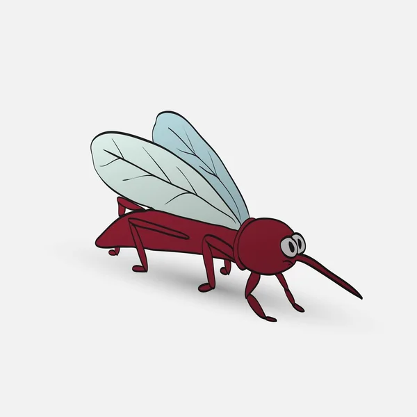 Неприємні мультфільм комарів — стоковий вектор