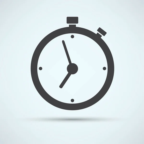 Hodiny alarmu, Ikona času — Stockový vektor