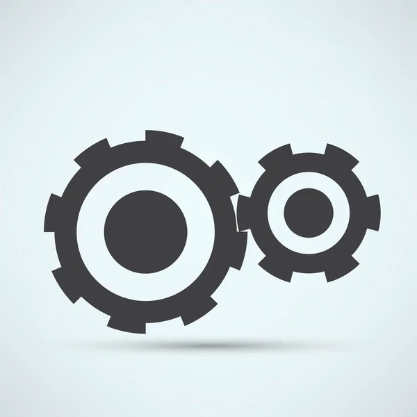 Gears, technische, mechanische pictogram — Stockvector
