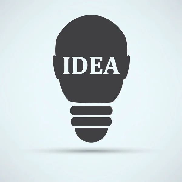 Light bulb  icon — Stock Vector