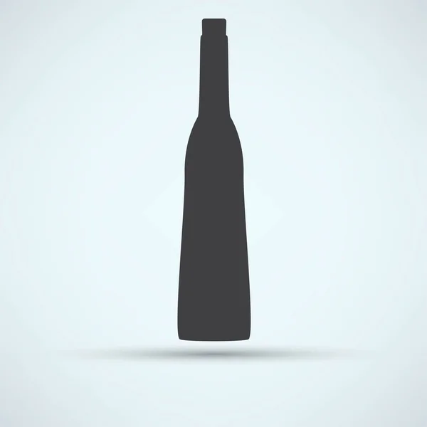 Bottle of wine   icon — Stock Vector