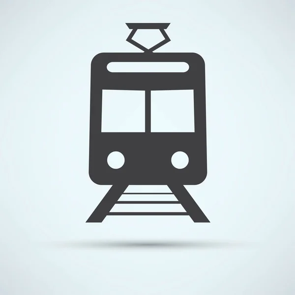 Train, icône de voyage — Image vectorielle