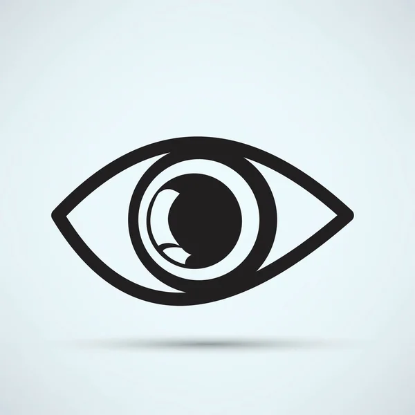 Occhio, icona della visione — Vettoriale Stock