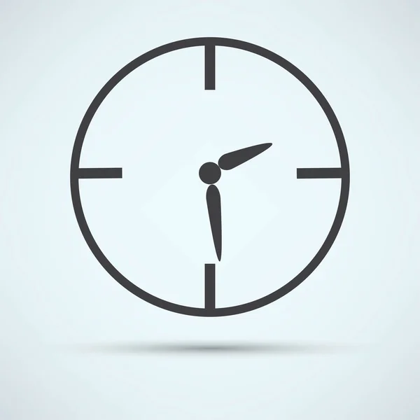 Relógio de alarme, Ícone de tempo — Vetor de Stock