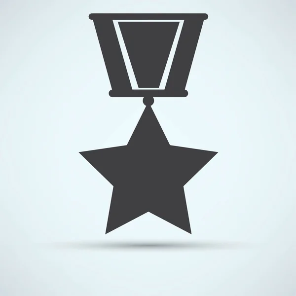 Medalha, ícone de estrela — Vetor de Stock