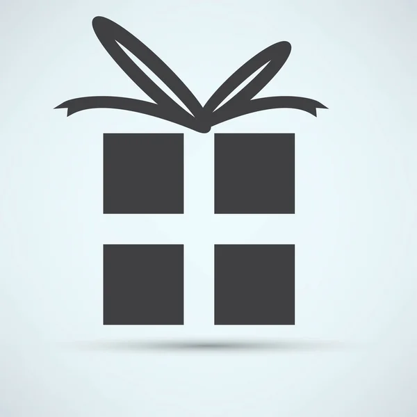 Geschenkbox-Symbol — Stockvektor