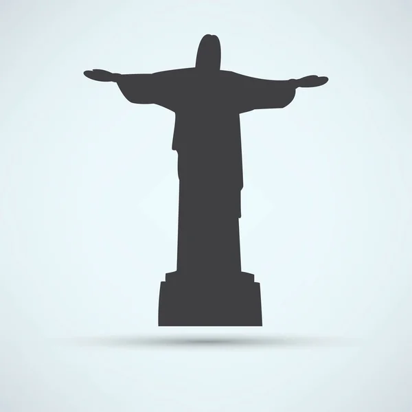 Rio de janeiro pomnik Chrystusa — Wektor stockowy