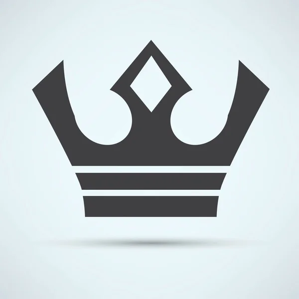 Krone, königliche Ikone — Stockvektor