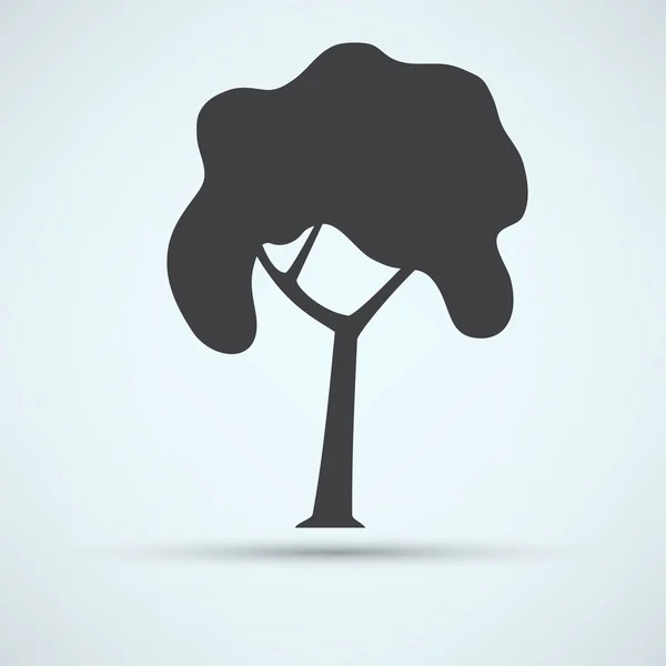 Árvore, ícone da natureza — Vetor de Stock