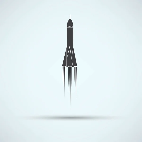 Rocket, spaceship icon — Stock Vector