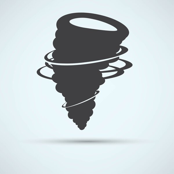 Wind, tornado, weather icon