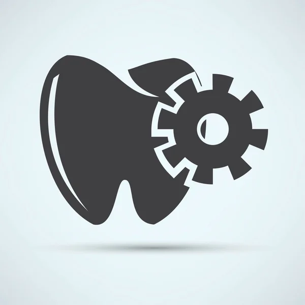 Tooth, dental care icon — Stock Vector