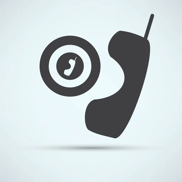 Telefon, Anruflikone — Stockvektor