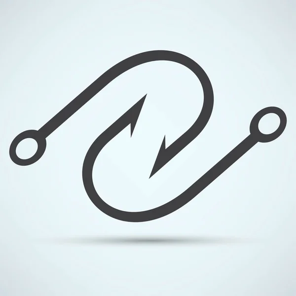 Fishing Hooks icon — Stock Vector