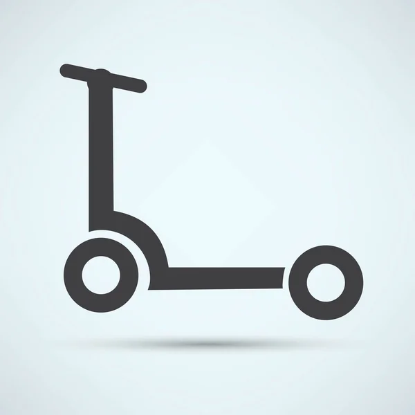 Scooter, icône de vélo — Image vectorielle