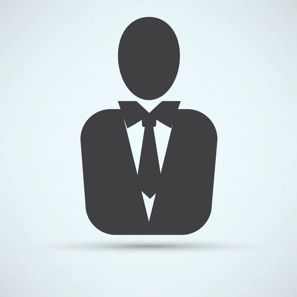 Pictogram voor man-manager — Stockvector