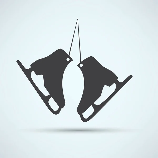 Sport de patinage Icône — Image vectorielle