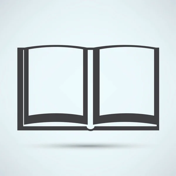 Kitap, okuma simgesi — Stok Vektör