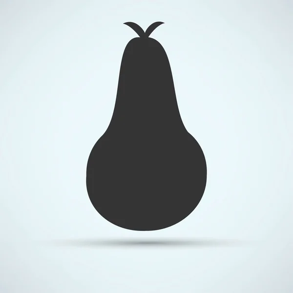 Pear, fruit icon — Stock Vector