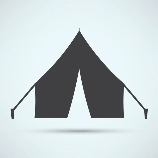 Tent, reizen pictogram Stockillustratie