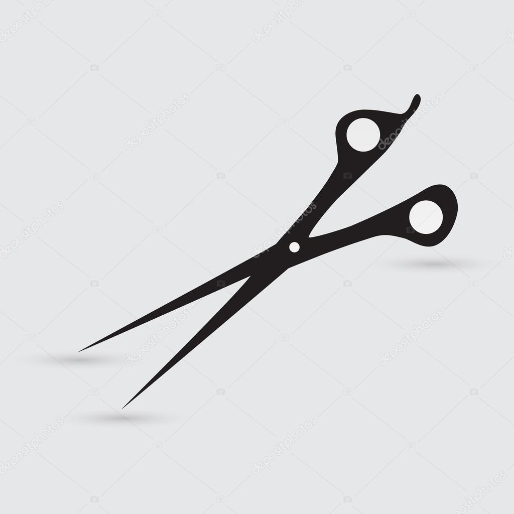 Scissors, hair drasser icon