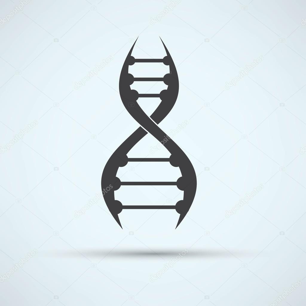 DNA helix, genetics Icon