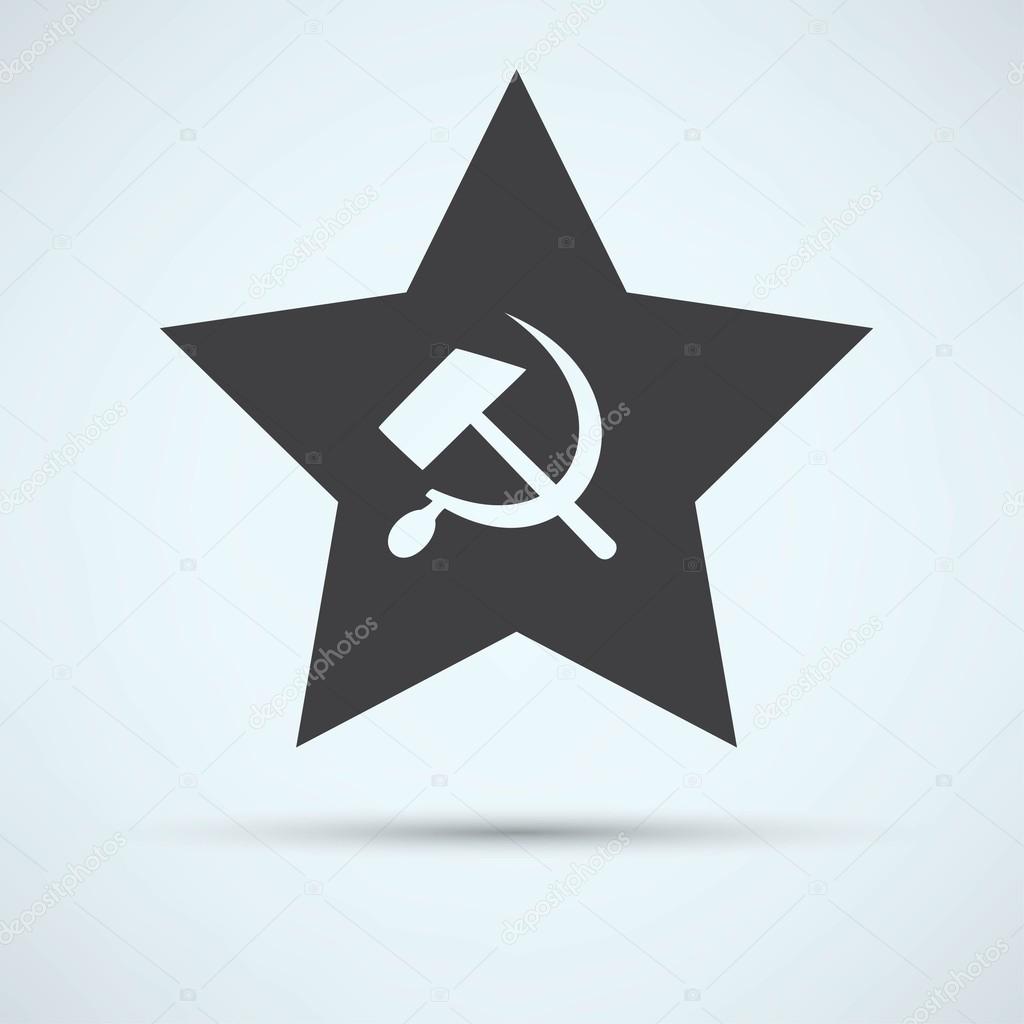 socialist symbol, star icon