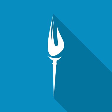 Icon of Burning torch, olympic
