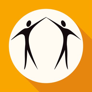 Dansçılar çift simgesi