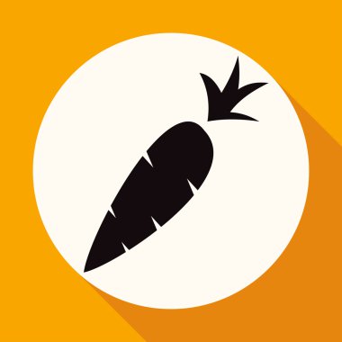 Havuç, sebze, yemek simgesi