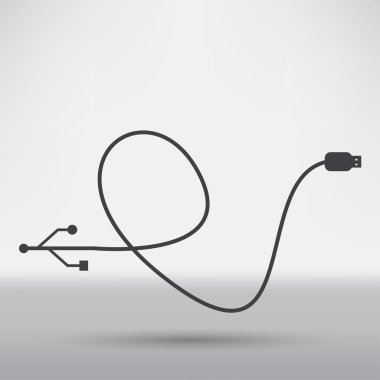 Bilgisayar kablosu, usb simgesi