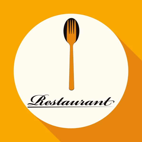 Restaurace menu retro plakát — Stockový vektor