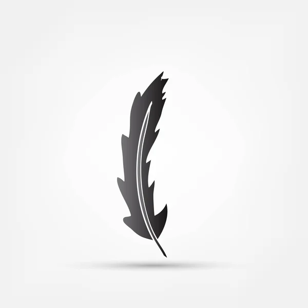 Feather, pen, writing icon — Stockvector