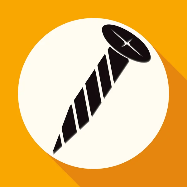 Parafuso, ícone da ferramenta — Vetor de Stock