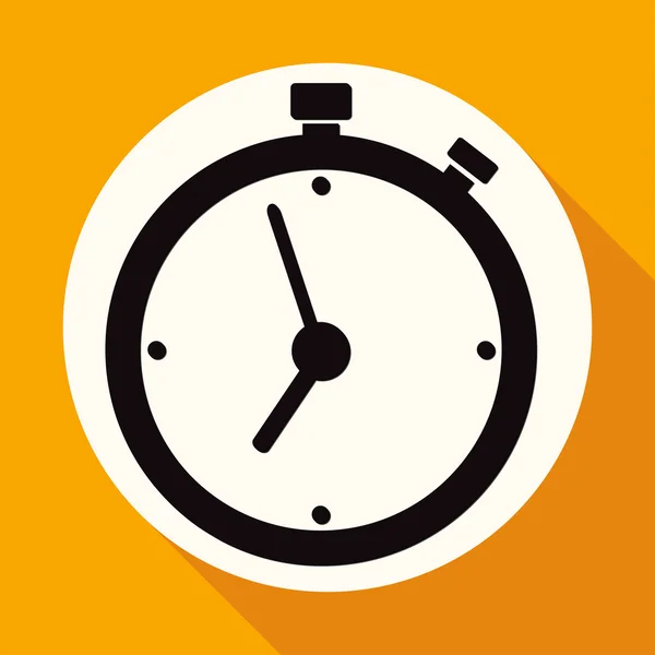 Reloj, icono de tiempo — Vector de stock