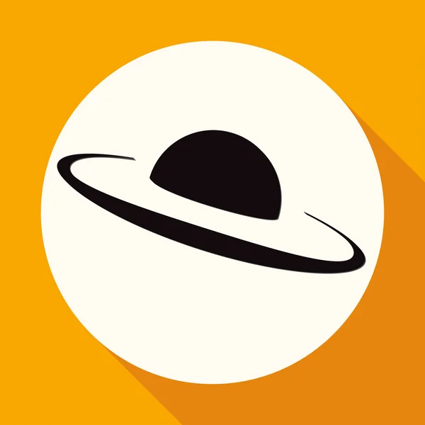 UFO, ruimte pictogram — Stockvector