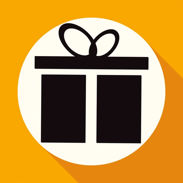 Icono de caja de regalo — Vector de stock