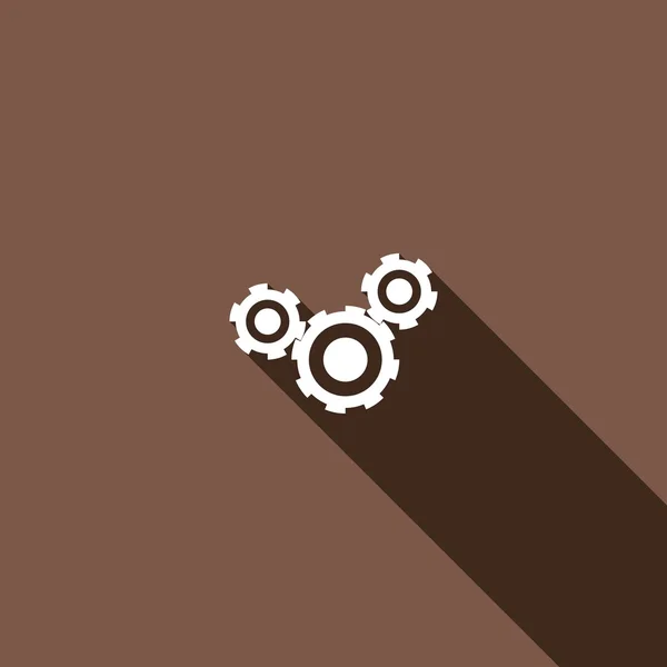 Icon of Cogs, mechanism, gear — Stock Vector