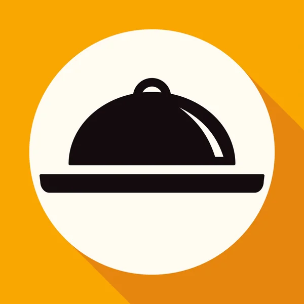 Comida, ícone de restaurante — Vetor de Stock