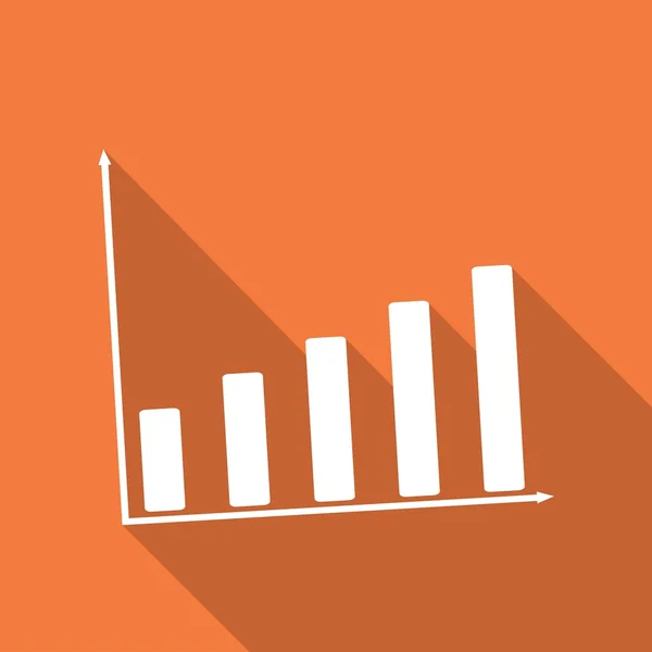 Ikonen för Business graf, tillväxt — Stock vektor