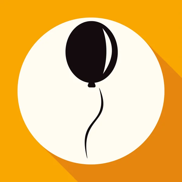 Balão, feriado, ícone de celebração — Vetor de Stock