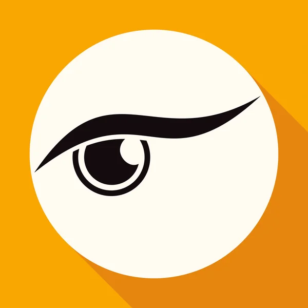 Symbol des Auges, des Sehens — Stockvektor
