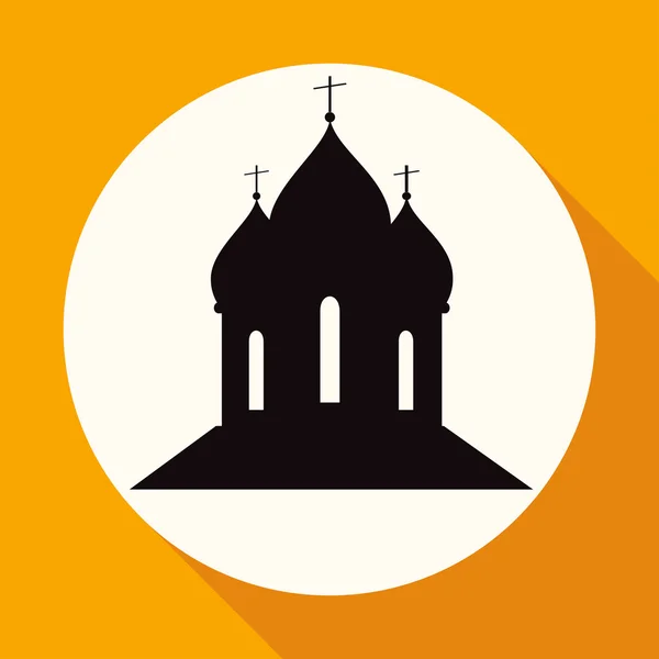 Ikona prawosławna Katedra, Kościół — Wektor stockowy