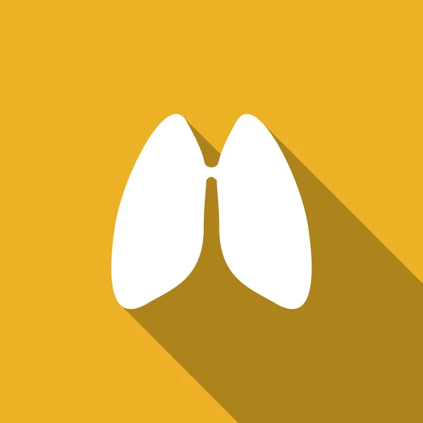 Icona dei polmoni, medicina — Vettoriale Stock