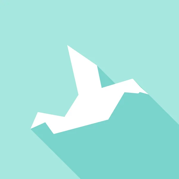 Colombe de la paix icône — Image vectorielle