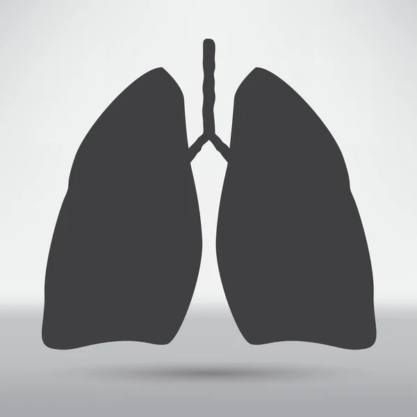 Icono de pulmones humanos — Archivo Imágenes Vectoriales