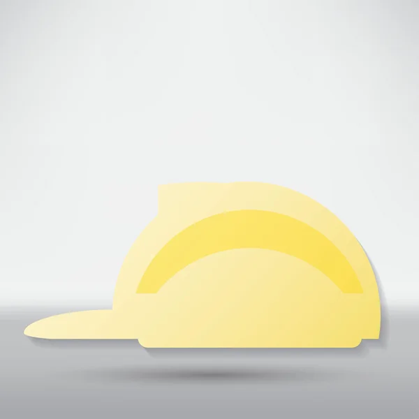 Icona del casco, cappello rigido — Vettoriale Stock