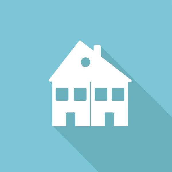 ไอคอนของบ้าน บ้าน — ภาพเวกเตอร์สต็อก