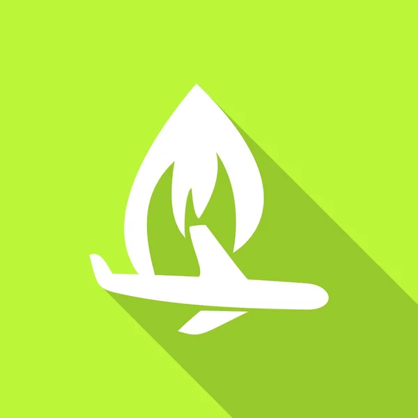 Fire alert, warning icon — Stock Vector