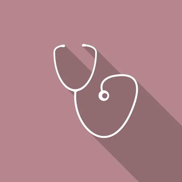 Medicínu, stetoskop ikonu — Stockový vektor